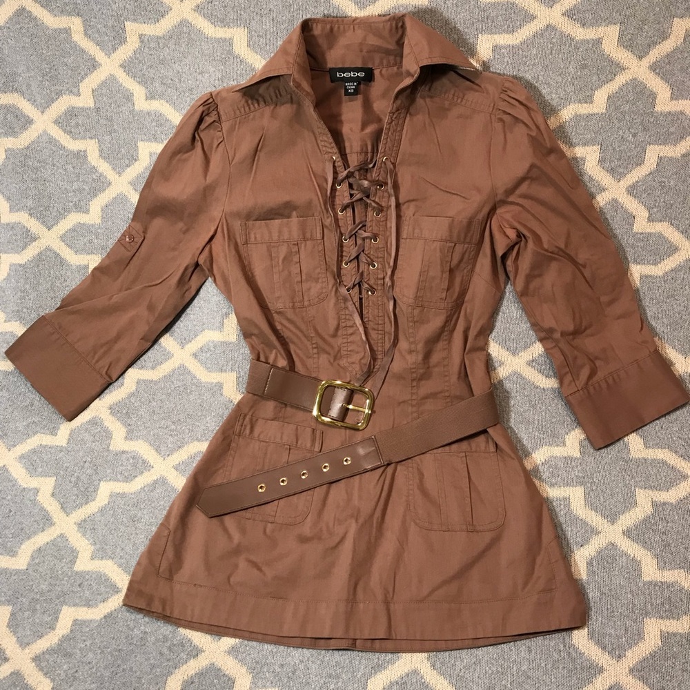 Bebe Tunic w/ belt